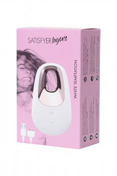 Белый вибромассажер Satisfyer White Temptation