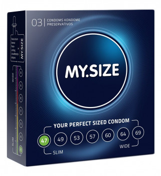 Презервативы MY.Size размер 47 - 3 шт.