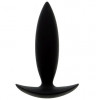 Чёрная мини-пробка для анальной стимуляции Bootyful Anal Plug Xtra Small Black - 9 см.