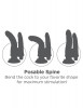 Двойной телесный вибратор со съемной присоской Double Vibrating Double Penetrator - 20,3 см.
