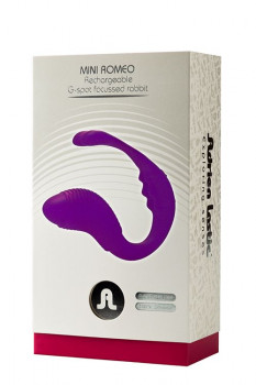 Фиолетовый вибратор для пар Mini Romeo