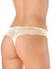 Кружевные трусики-стринги Microlace, молочный