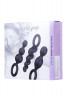 Набор чёрных анальных цепочек Satisfyer Booty Call
